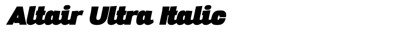 Altair Ultra Italic image